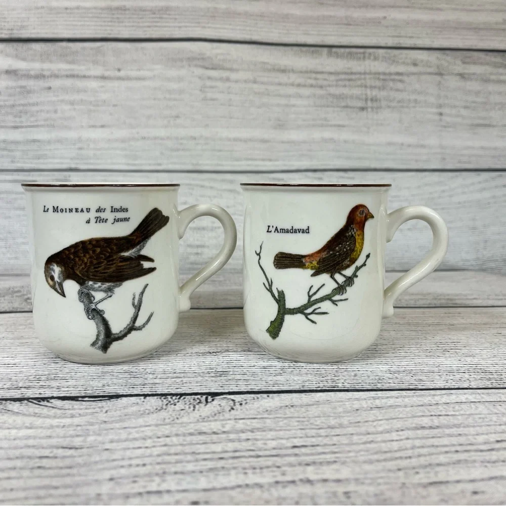Villeroy & Boch Vintage Discontinued Pattern Paradiso Game Birds 2 Mugs …